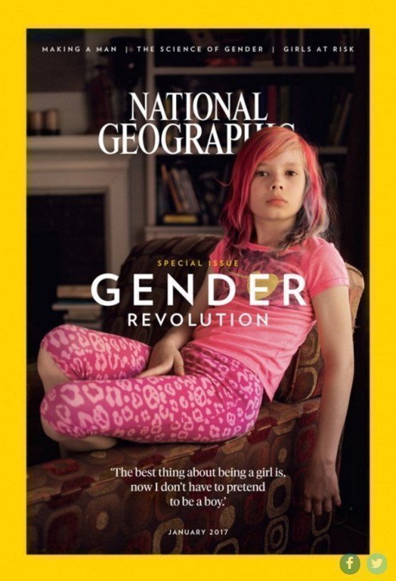 To National Geographic γράφει ιστορία κυκλοφορώντας πρώτη φορά με εξώφυλλο 9χρονη transgender